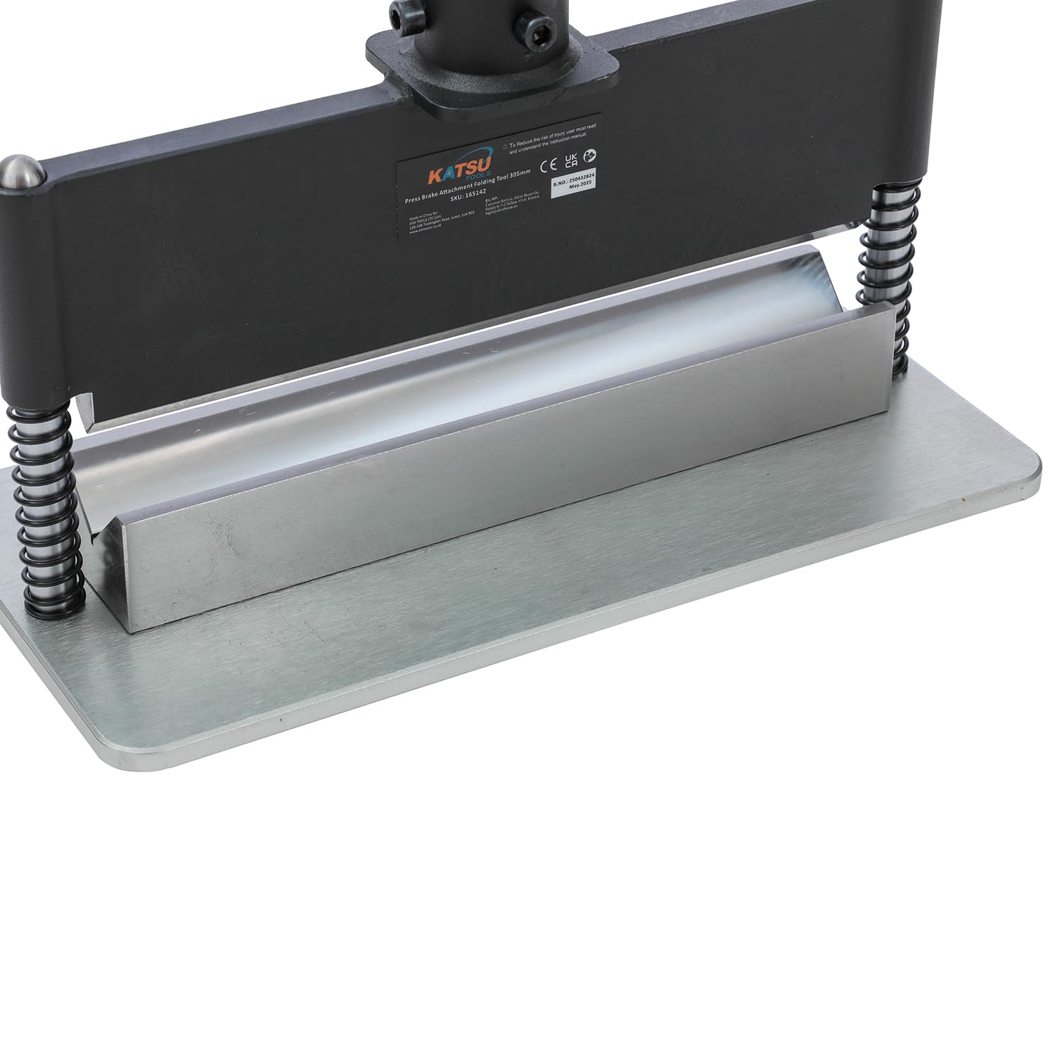 KATSU Tools Abkantpresse – Befestigung an den meisten hydraulischen Ladenpressen mit 12–20 Tonnen, maximale Biegelänge, 5 mm maximale Dicke, Bremsmetallbiegemaschine