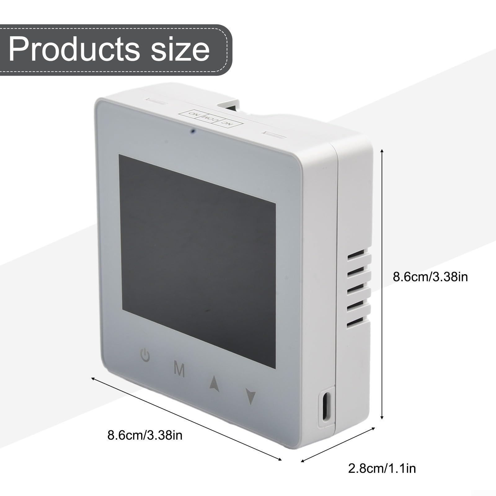 Smart Thermostat für Tuya, Smart WiFi Thermostat für ZigBee, Touchscreen-Thermostat angetrieben durch Batterie, Fußbodenheizungstemperaturregler, Thermostat fussbodenheizung