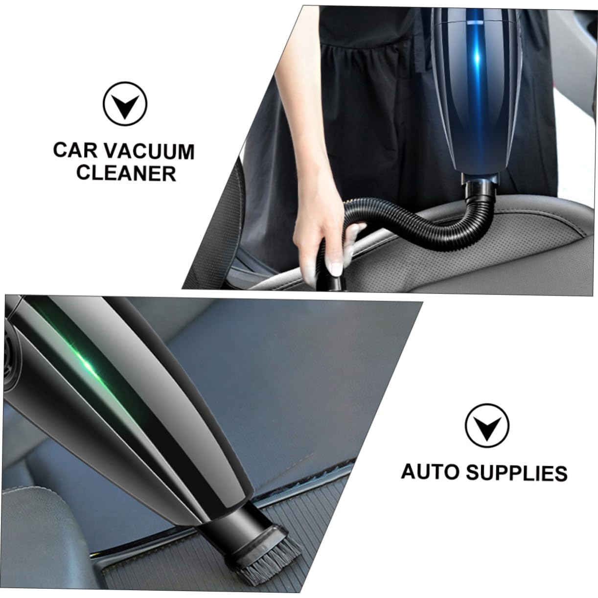 ULDIGI 12w Car Vacuum Cleaner Corded Auto Vacuum Hepa Filter Lightweight Portable Dry/Wet Use for Car Supplies