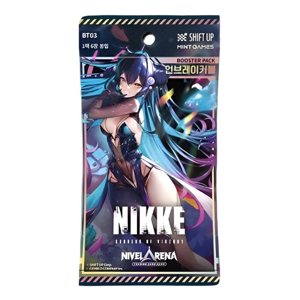 Nivel Arena Trading Card Game Nikke Goddess of Victory - Dea della vittoria Booster Display BT03 Coreano NUOVO & Sealed