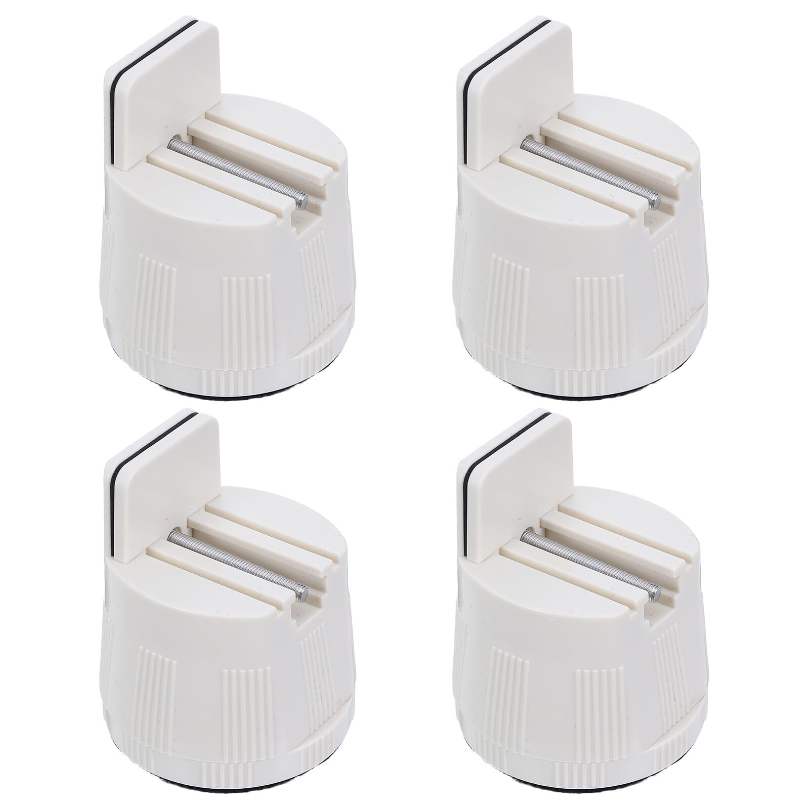 MAGICLULU Piedini Regolabili per Mobili 60-80 Mm Morsetto Antiscivolo e Riduzione Rumore, Rialzi per Gambe Tavolo e Sedia, Set 4 Pezzi per Livellamento e Protezione Pavimenti