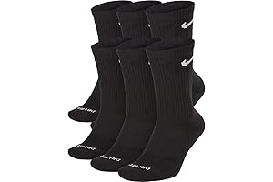 Nike Dri-FIT Crew Socks for Women (6-Pack)