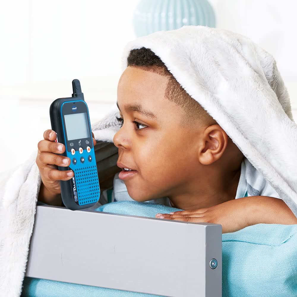 Vtech Kidi Talkie Talkie-Walkie Enfants avec écran et Jeux Jouet électronique éducatif Version FR