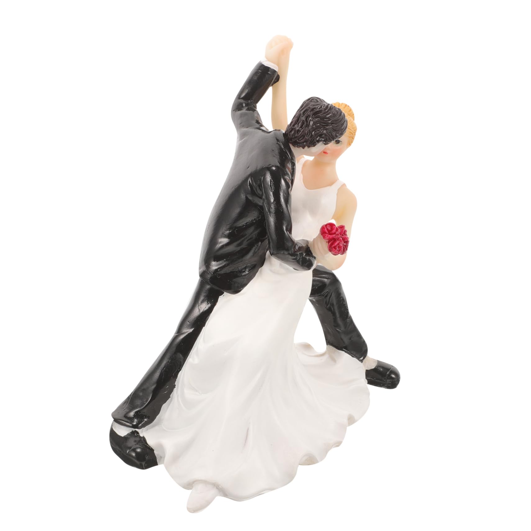 INOOMP 2 Pezzi Decorazione per Torte Nuziali con Sposini Cake Topper per Matrimoni Accessorio Leggero e Ornamentale per Torte Tematiche per Nuziali