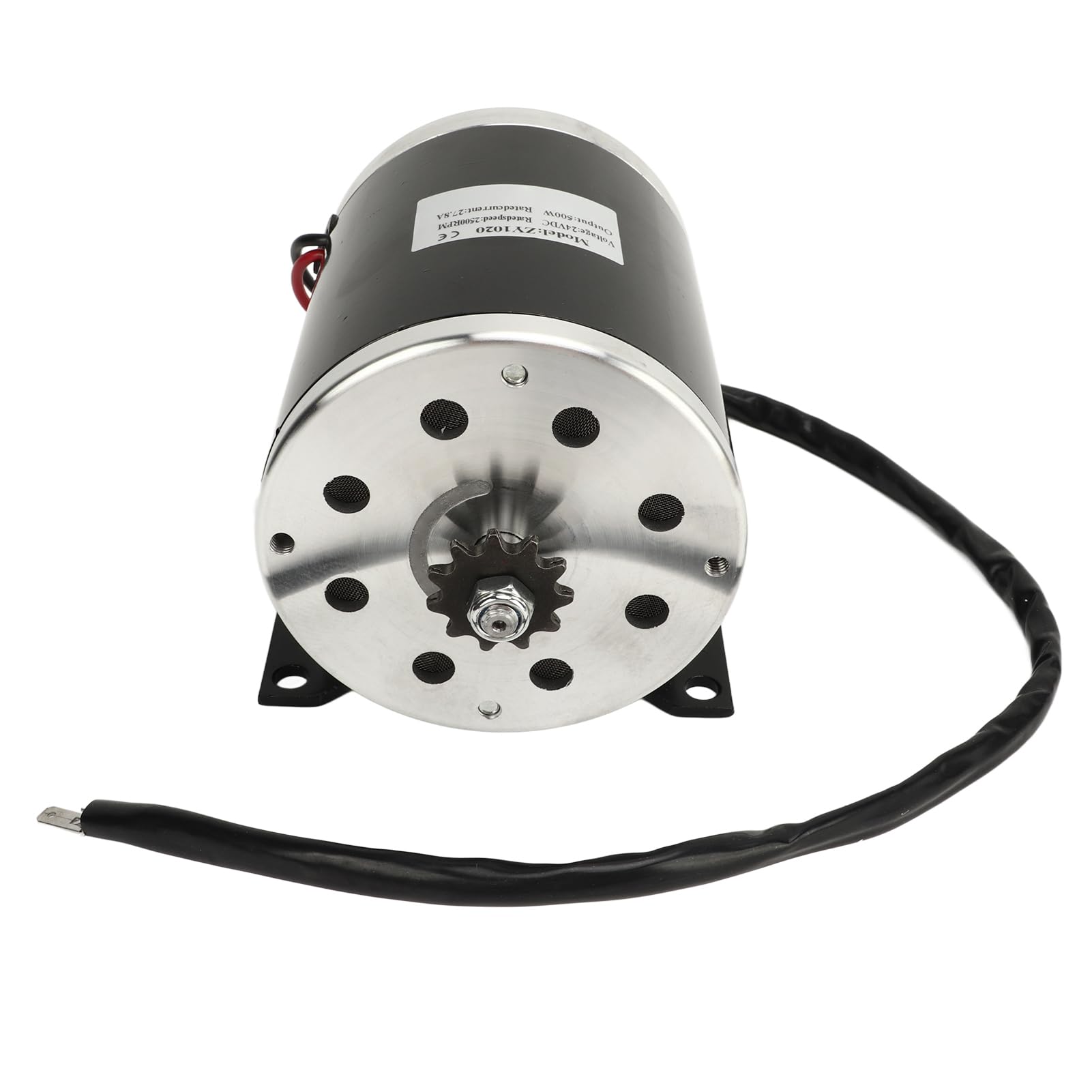 YWBL-WH Kit Controller Motore 24V 500W, Set di Conversione Bici Elettrica Ad Alte Prestazioni con Fili in Rame per gli Appassionati del Fai da Te