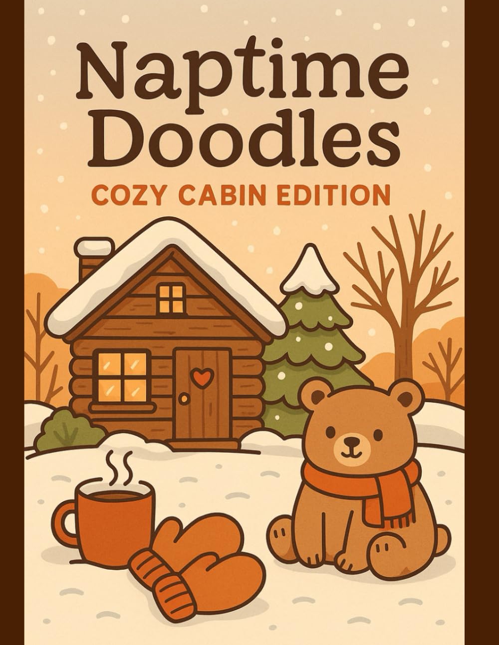 Naptime Doodles: Cozy Cabin Edition: A cozy winter coloring book with adorable woodland animals, snowy cabins, and simple scenes perfect for tiny hands. (Seasonal & Creative Fun Editions)