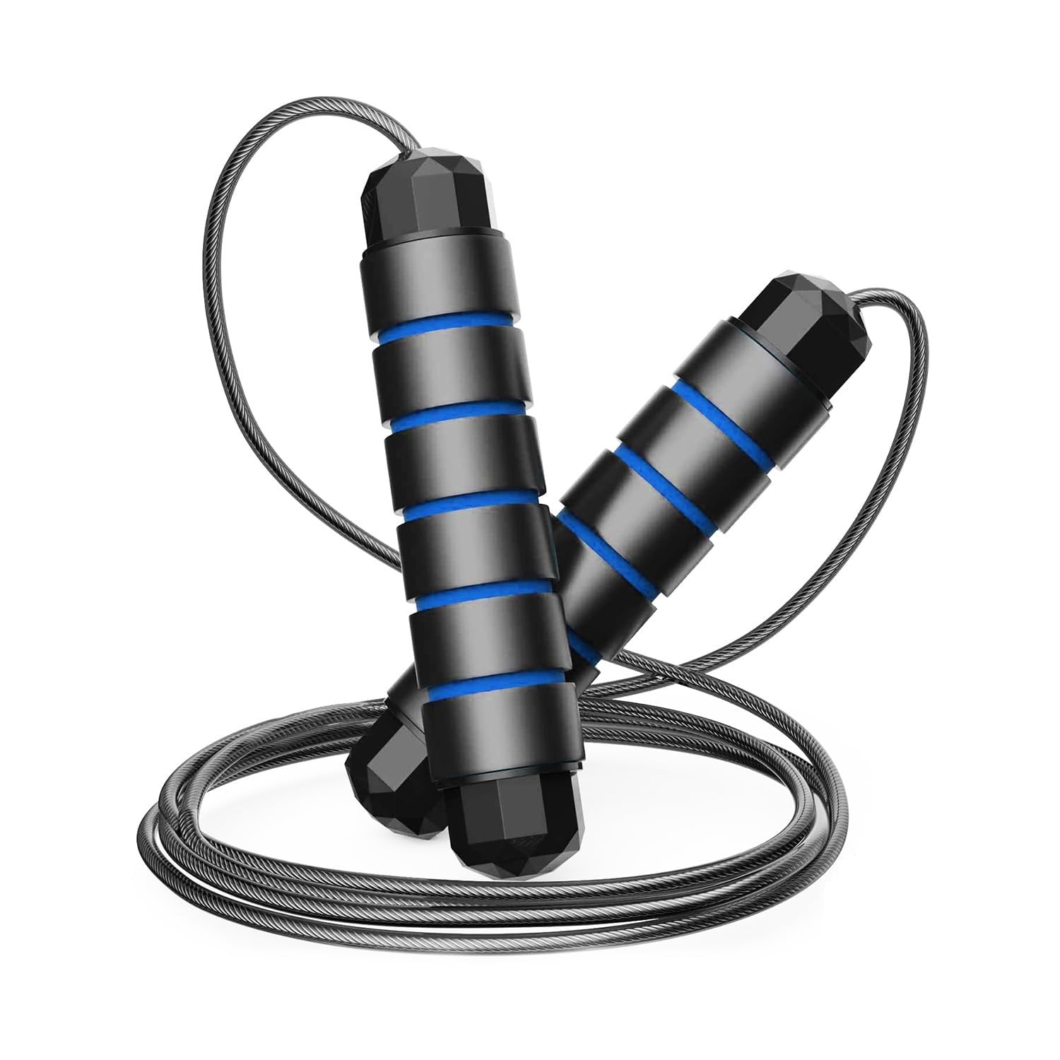 Deviant Buzz Skipping Rope For Men & Women Adjustable Jumping Rope For Men Gym Rope/Exercise Rope Pack Of 1 (Multicolor) (Blue) (B0CZBB7KNZ) Amazon Price History, Amazon Price Tracker