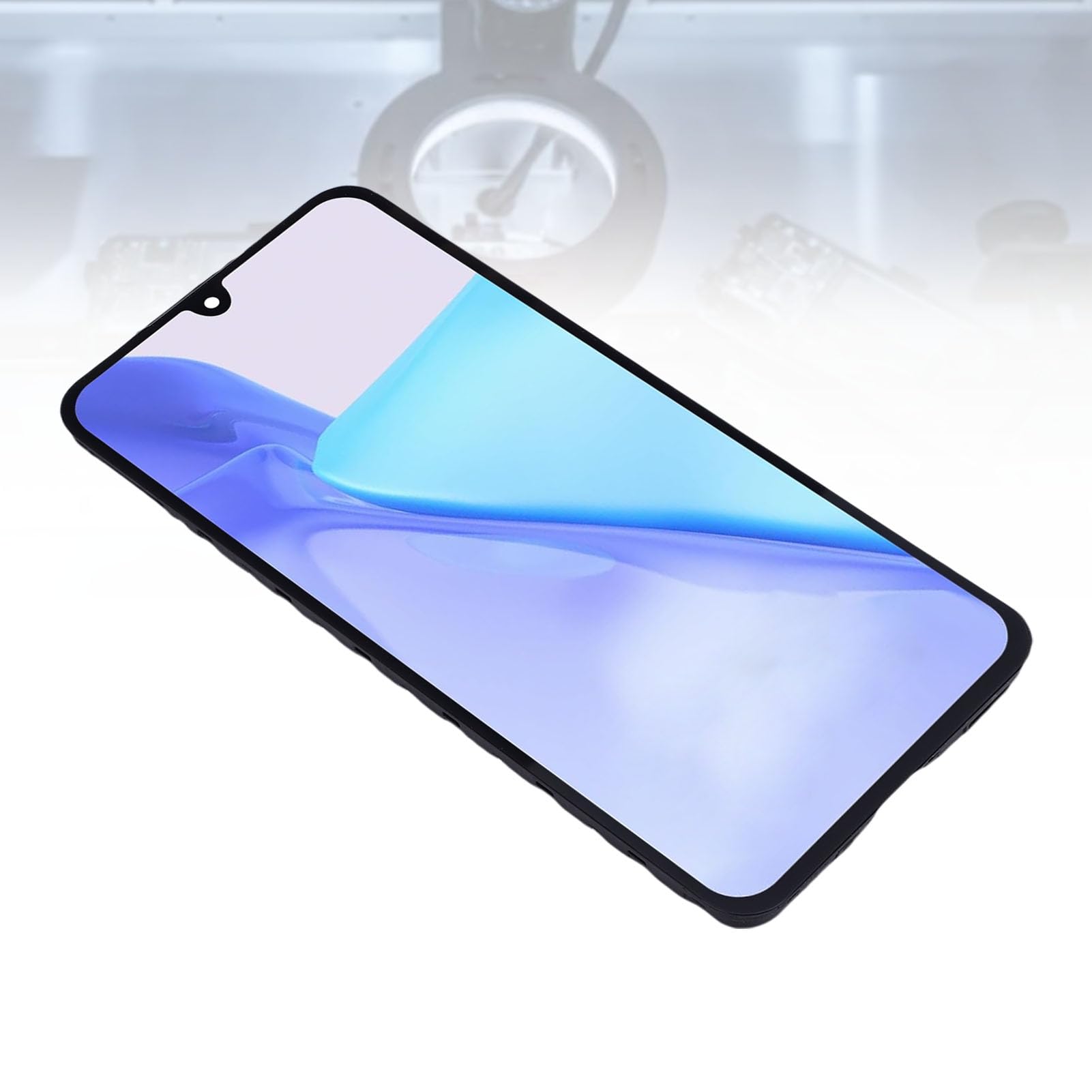 aqxreight Zespół Digitizera Wyświetlacza Ekranu Telefonu z ramką i Narzędziami do Naprawy Funkcja Odcisku Palca dla A16 5G A166B A166E Wersja Międzynarodowa i Europejska A166B International A166E Smar