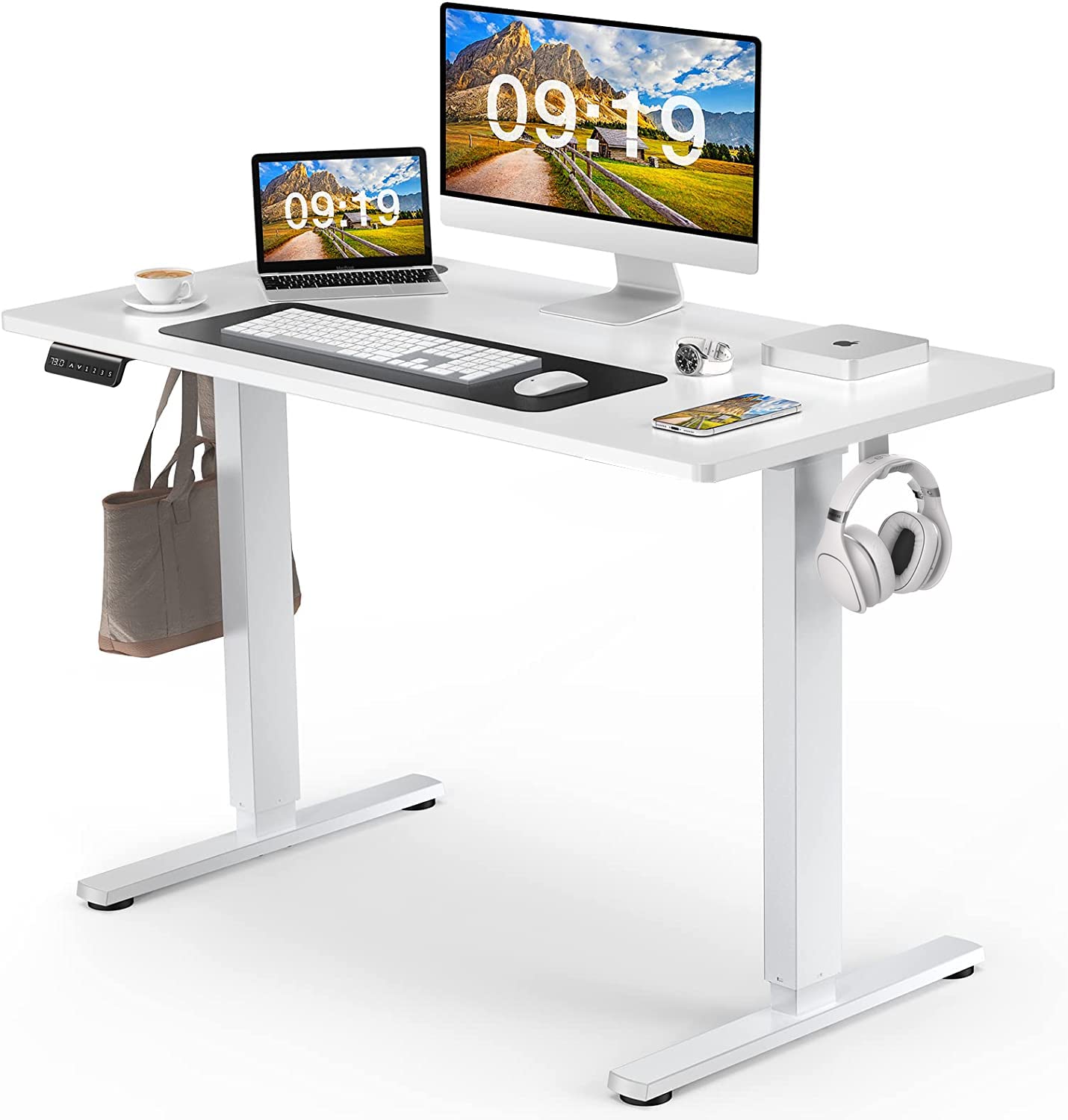 Buy Sweetcri Electric Height Adjustable Standing Desk, 48'' x 24