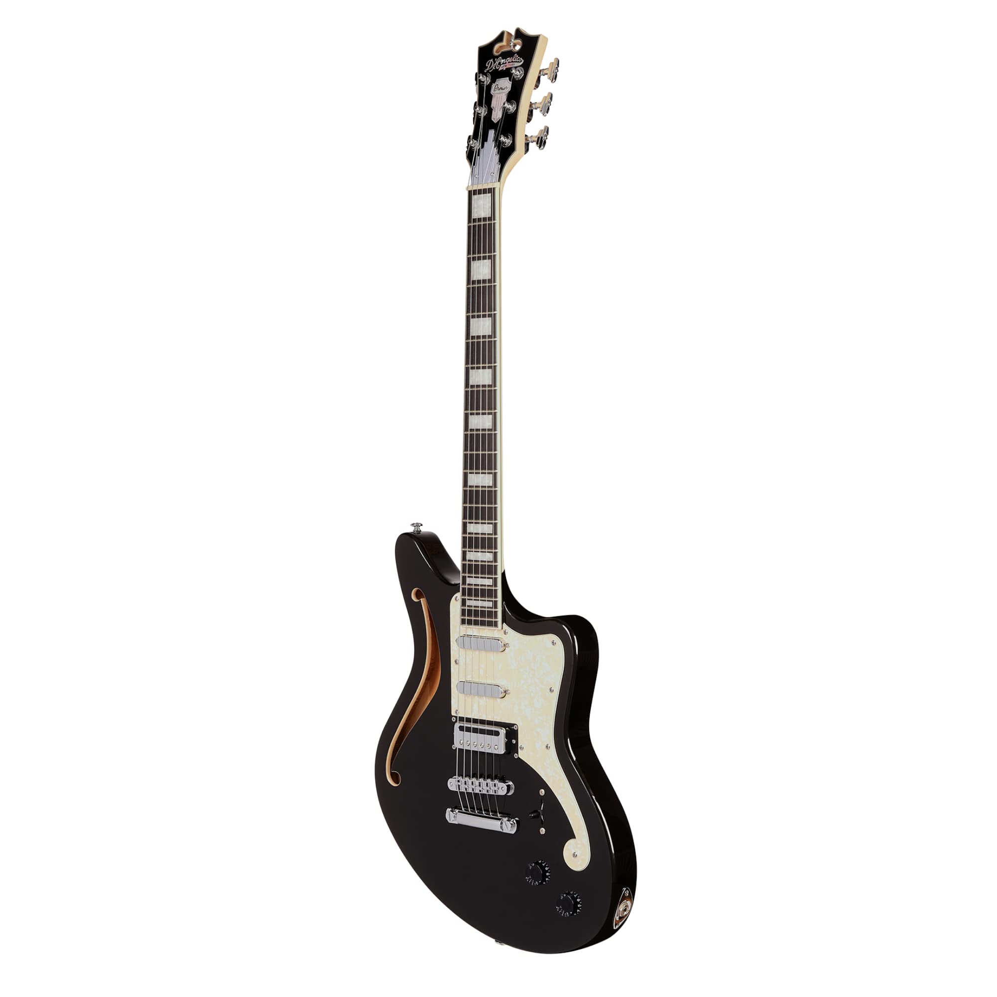 Amazon | D'Angelico Premier Bedford SH, Black Flake