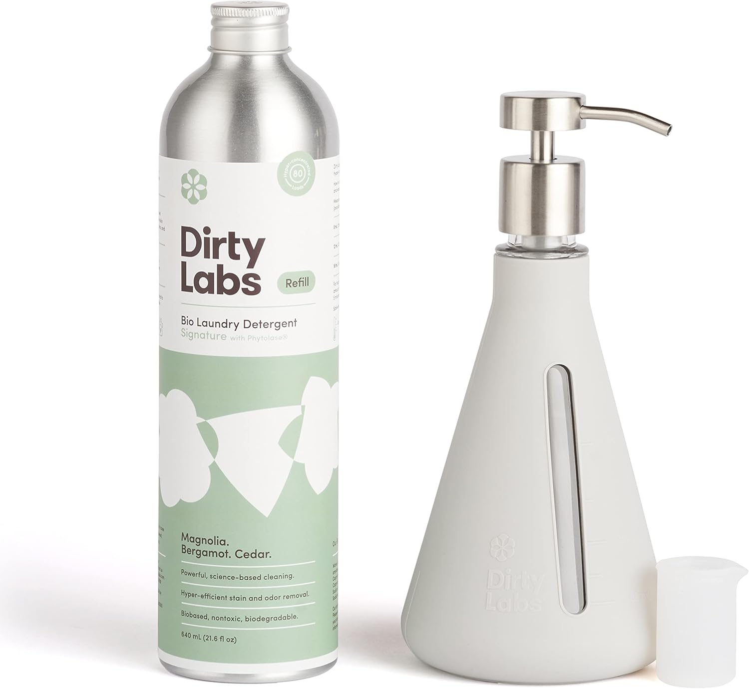 Dirty Labs BioLiquid Laundry Detergent Refill & Pump Set