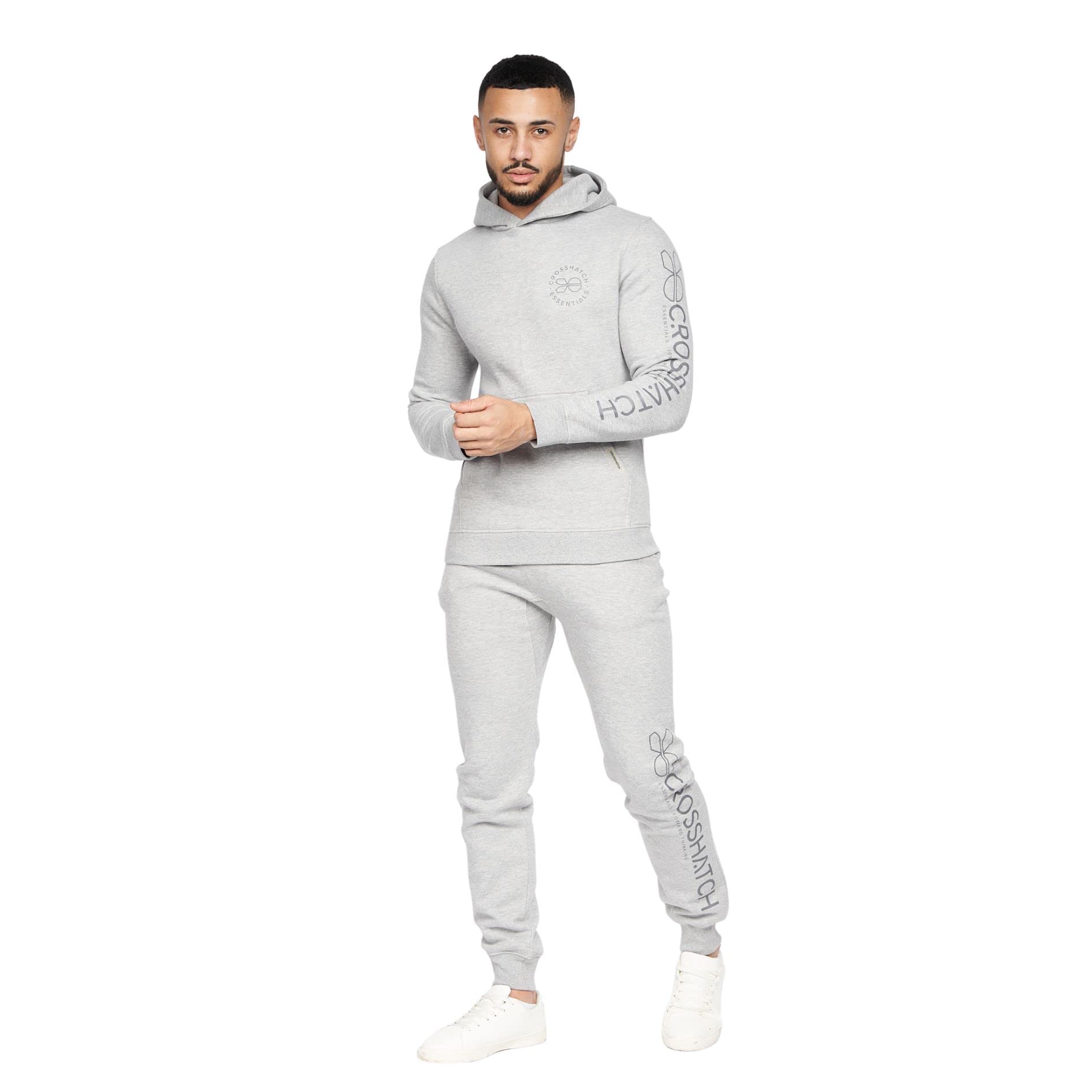 Mens Tracksuit Set with Hooded Jacket Jogging Tops Bottoms Tracksuit Set with Pockets Size from S,M,L,XL,XXL By Clothing247