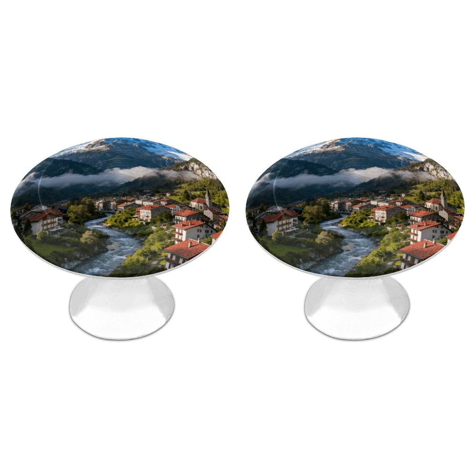 Vstadank Style Chamonix Cabinet Knob 2 Pack Round Drawer Pull Kitchen Cabinet Hardware Stainless Steel Dresser Drawer Knob Simple Cabinet Pull For Dresser Closet Door Knobs Cupboard