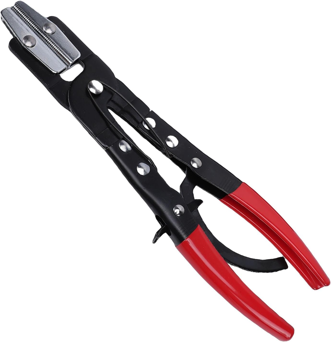 3 Pcs Ratcheting Hose Pinch Pliers, 8 10 12 Inch Locking Hose Pinch Off Pliers, Locking with Bag, Ideal for Heatsink Coolant & Car Fuel Lines Automotive Repair