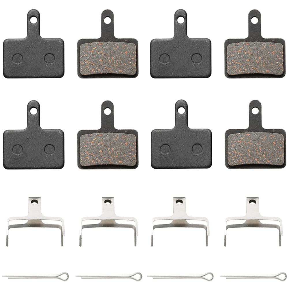 Pastiglie Freni Shimano Per MTB - 4 Coppie Resina, Compatibili Con Modelli M315, M416, M447, Ecc. - Foto 13