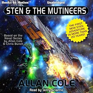 Sten and the Mutineers Audiolibro Por Allan Cole arte de portada