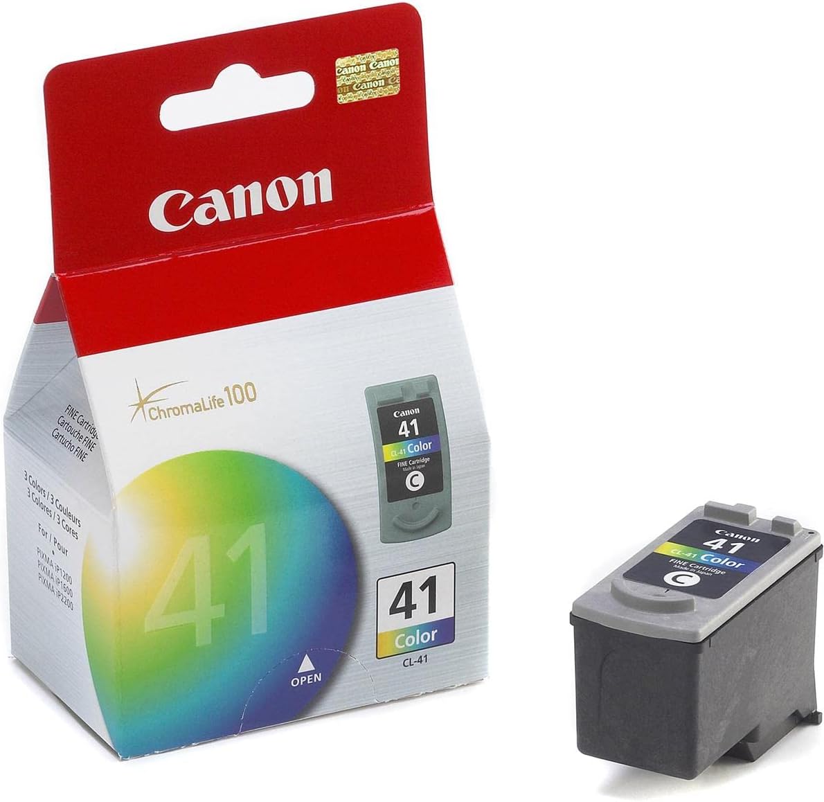 Canon 2 Pack CL-41 Fine Color Ink Cartridge for PIXMA IP, MX, MP, and P Series Printers