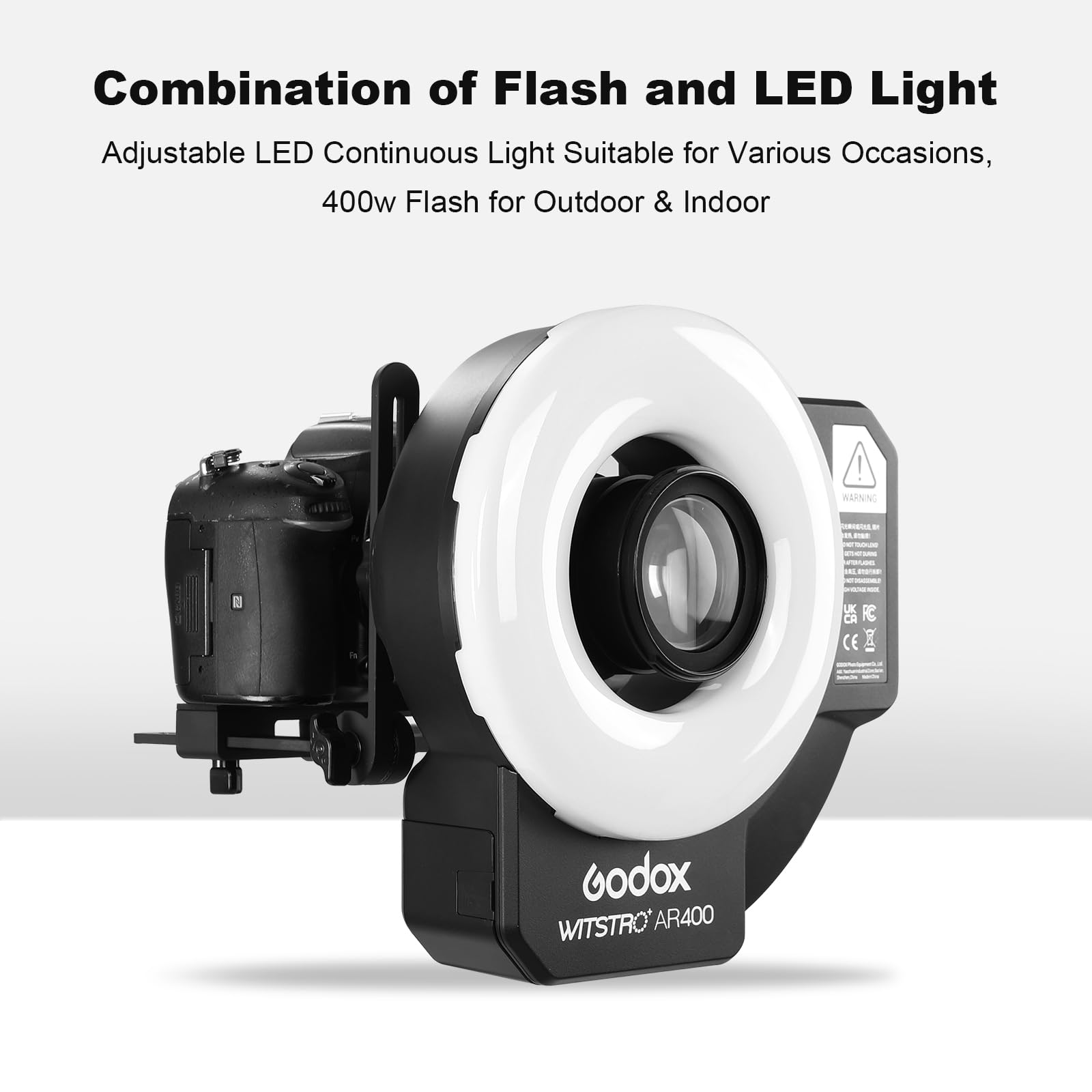 GODOX Witstro Ring Flash AR400, Black : Amazon.in: Electronics
