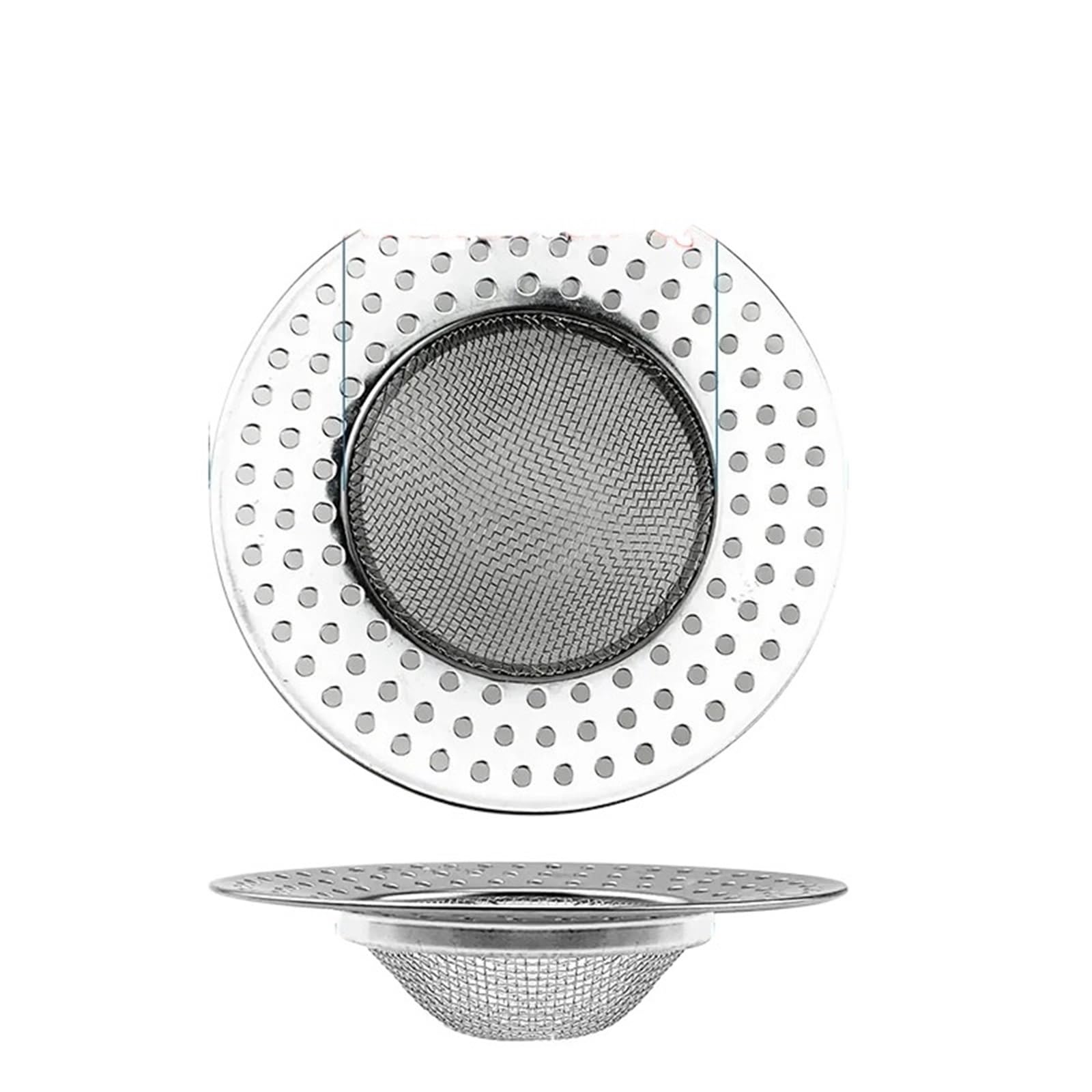 Sink Strainer Waste 3pcs Stainless Steel Sink Mesh Filter
