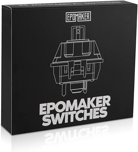 Miniatura 7 de EPOMAKER Flamingo - Juego de 30 interruptores de teclado mecánico lineal de 47 gf, interruptor lubricado de fábrica de fuerza inicial de 35 gf con