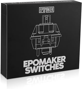 Amazon | EPOMAKER Flamingo 30個 47gf 線形機械キーボード スイッチ