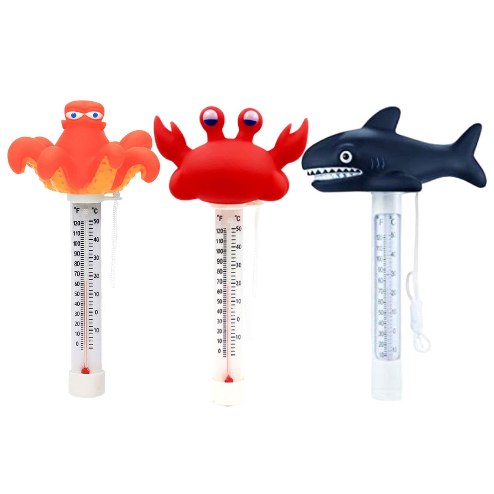 CALANDIS® Pools Floating Water Thermometer Measurement Portable for Hot Tubs Aquariums Octopus'-image-28