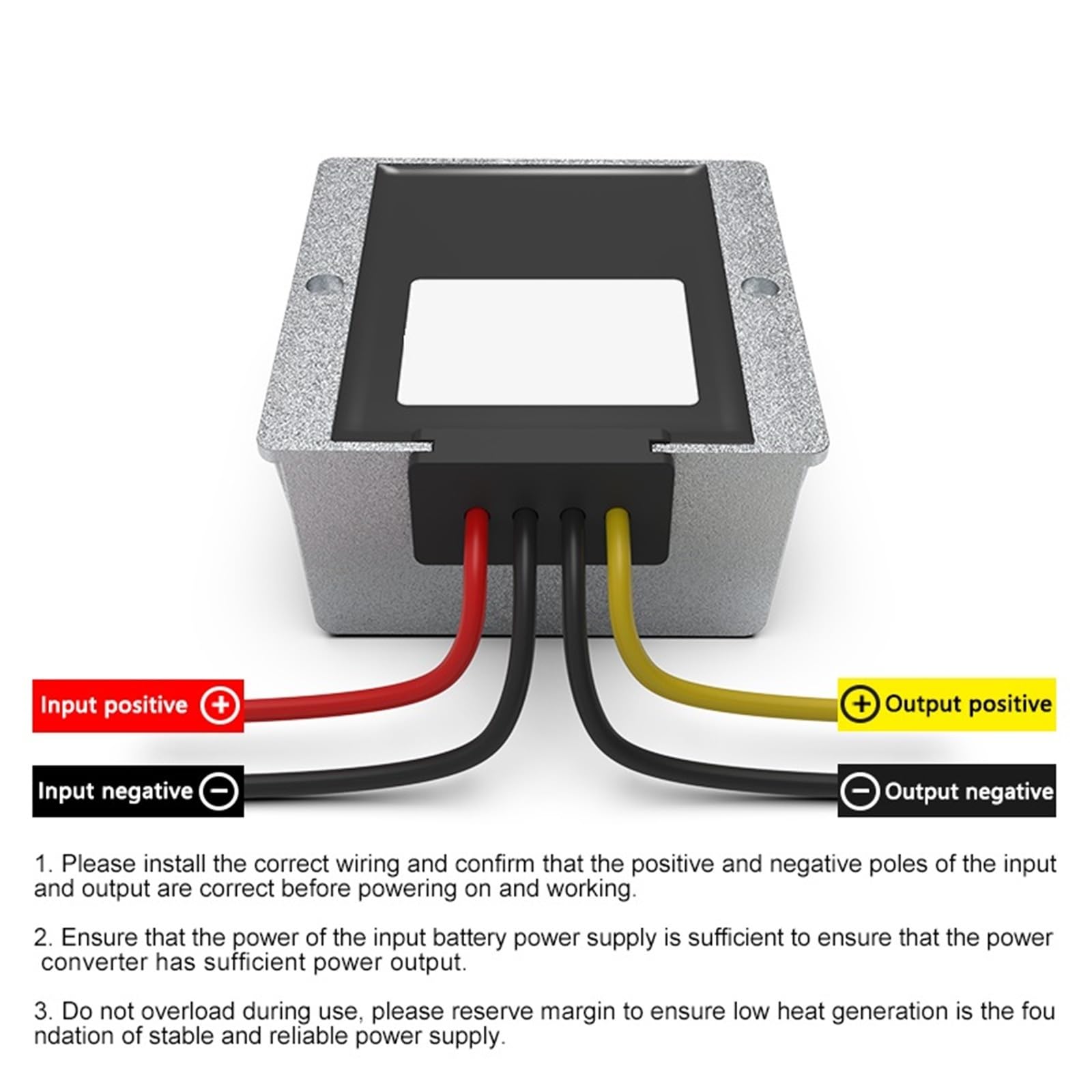 Convertisseur de Puissance 72 V 60 V 48 V 36 V 24 V 12 V à 5 V, régulateur de Tension CC Avant de Voiture, Module CC-CC(10A,12V24V(8-40V)_5V)