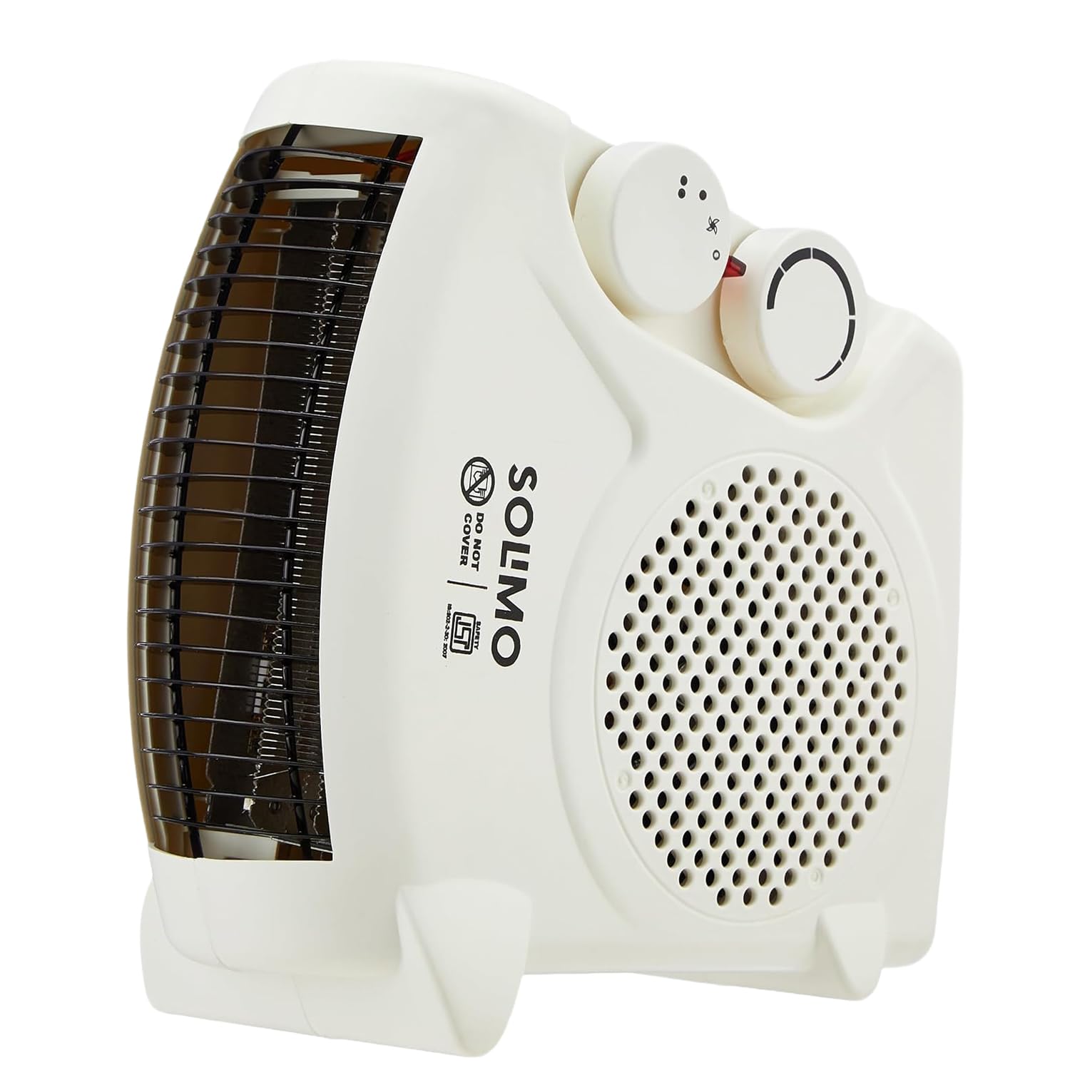 Amazon Brand - Solimo 2000 Watts Room Heater (ISI certified, Beige colour, Ideal for Small to Medium Room/ Area)