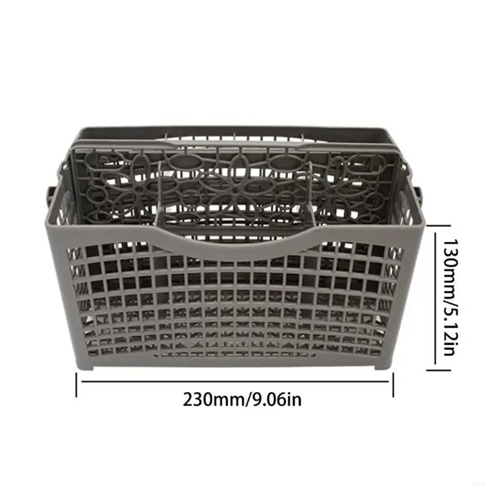 Cesta para cubiertos lavavajillas soporte utensilios 23x13cm | Soporte universal para organizar utensilios, estante de almacenamiento resistente al calor, 1 cesta