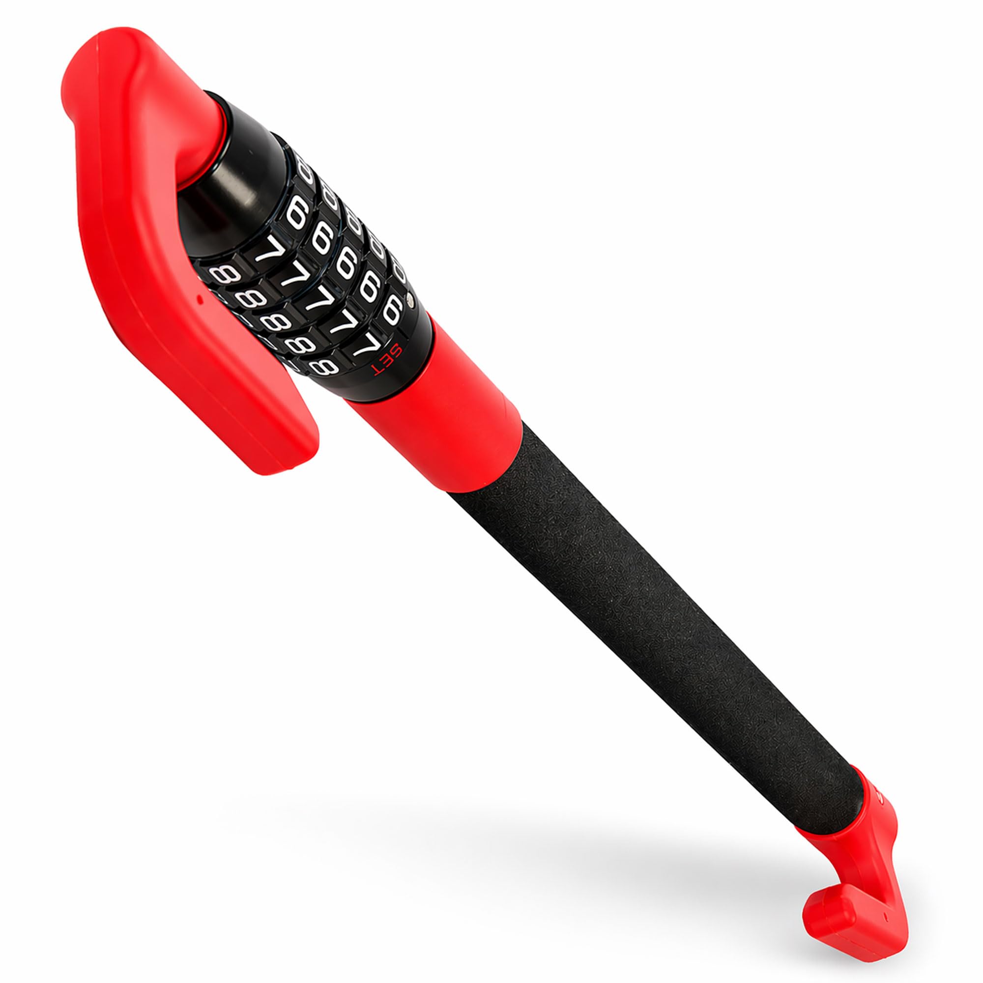 SCHMIDT security tools Pedal-Lenkradschloss LS-2000 verstellbar 49,5–78 cm mit Zahlenschloss