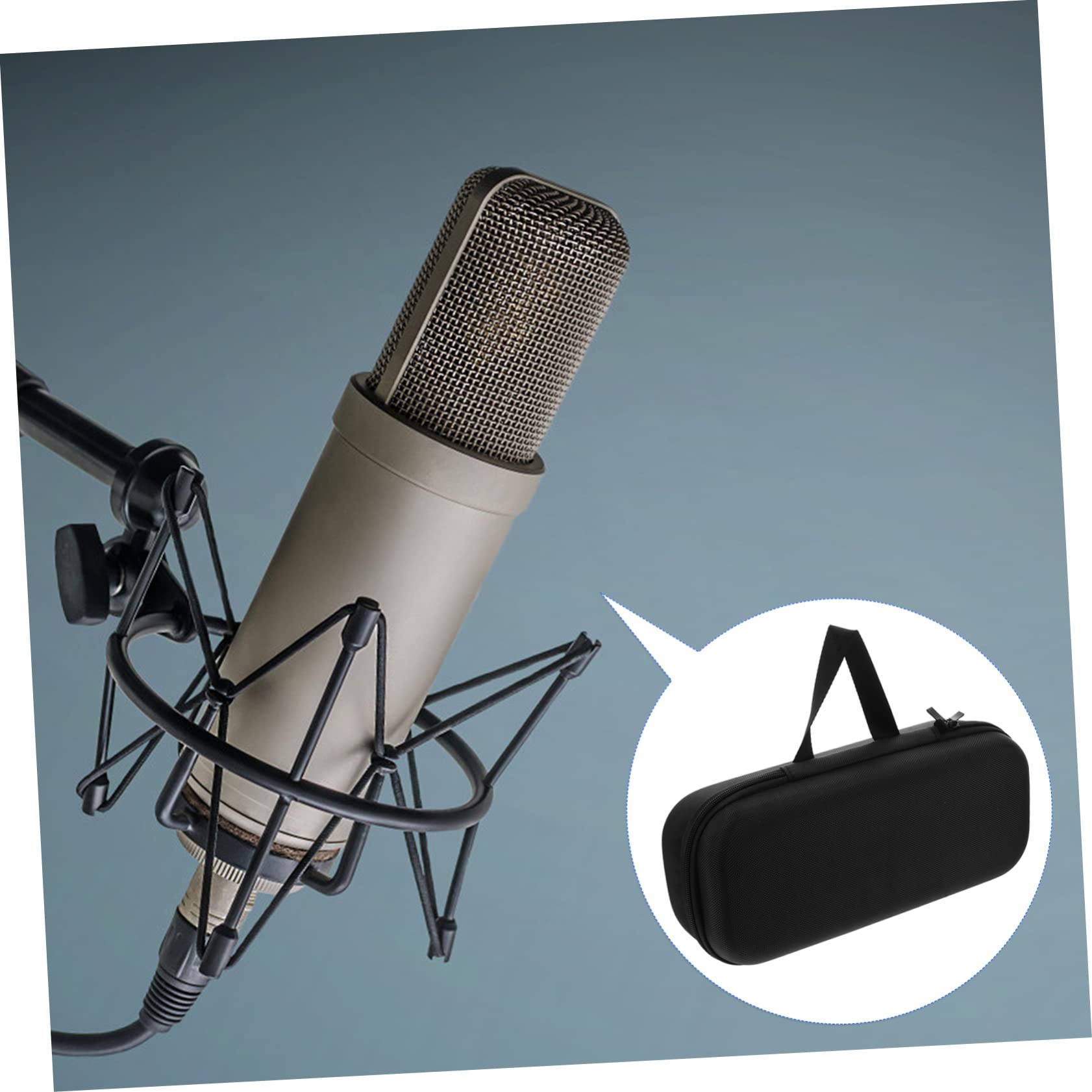 UPKOCH 2pezzi Protettiva Per Microfono Custodia Karaoke e Compatte Facile Trasportare e