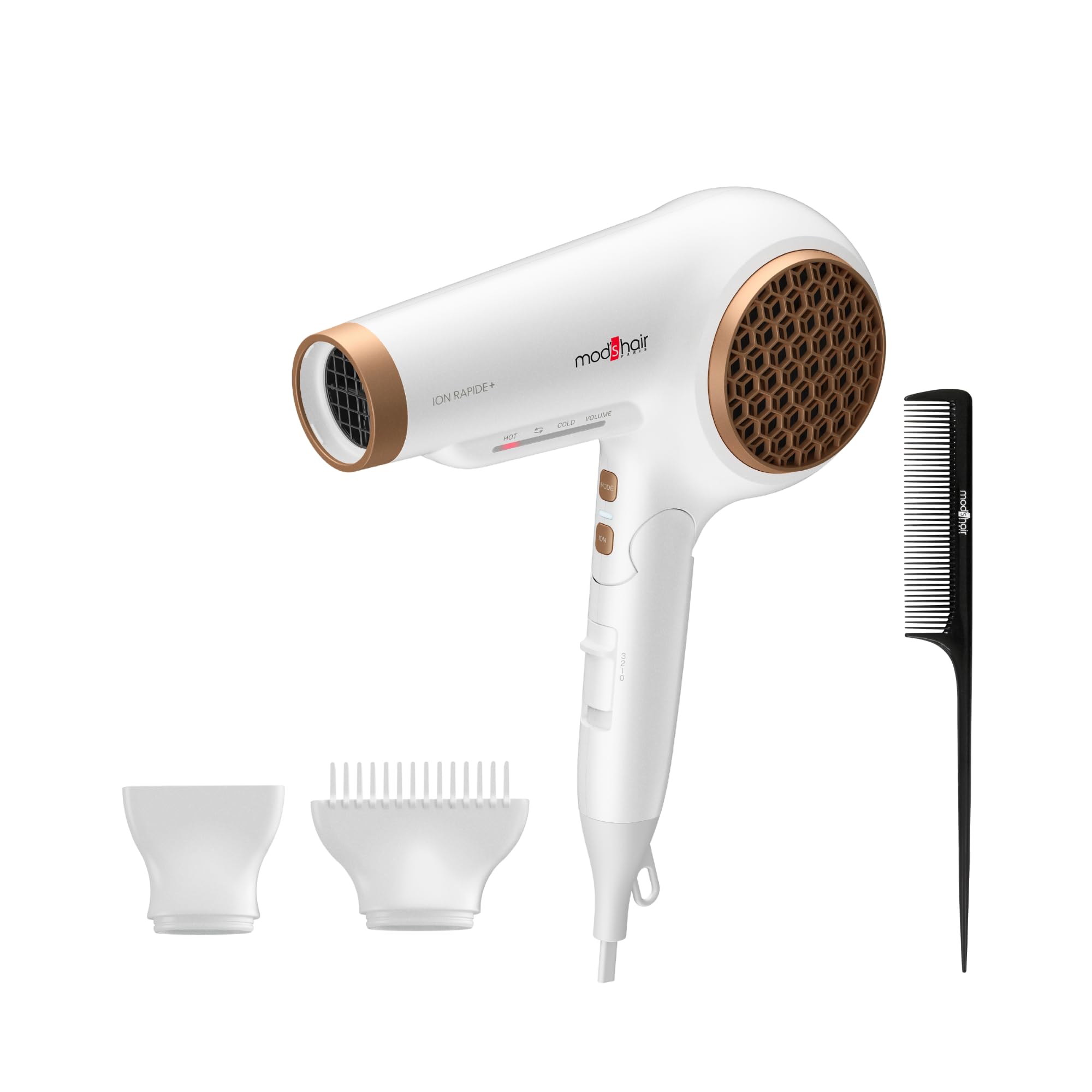 mod’s hair マイナスイオン速乾ドライヤーMHD-1253-W 【新品】 mod's hair マイナスイオン速乾ドライヤーMHD-1253-W 【新品】
