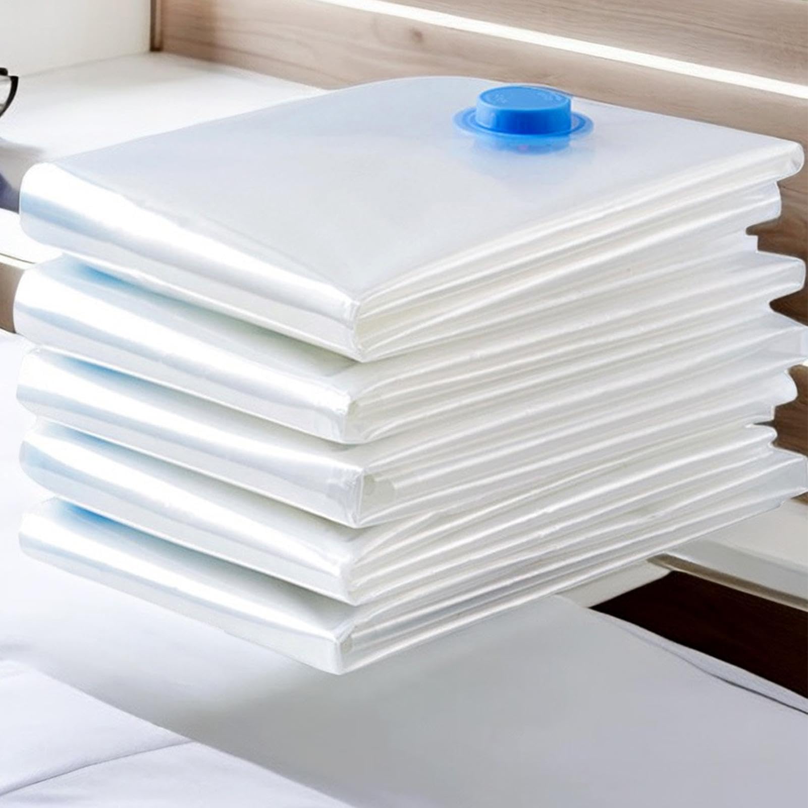 Bolsas de compresión para viajes, bolsas al vacío para viajes, 20X Space | Bags Bolsas de almacenamiento al vacío con bomba de mano, Bolsas herméticas de compresión transparentes para ropa, ropa de ca