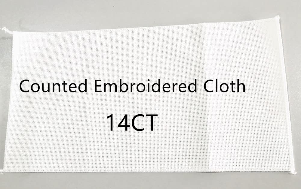CaptainCrafts Cross Stitch Kits Counted Cross Stitch Unpreprinted Fabric DIY Art Embroidery Kits (Unpreprinted 14CT - Image 4