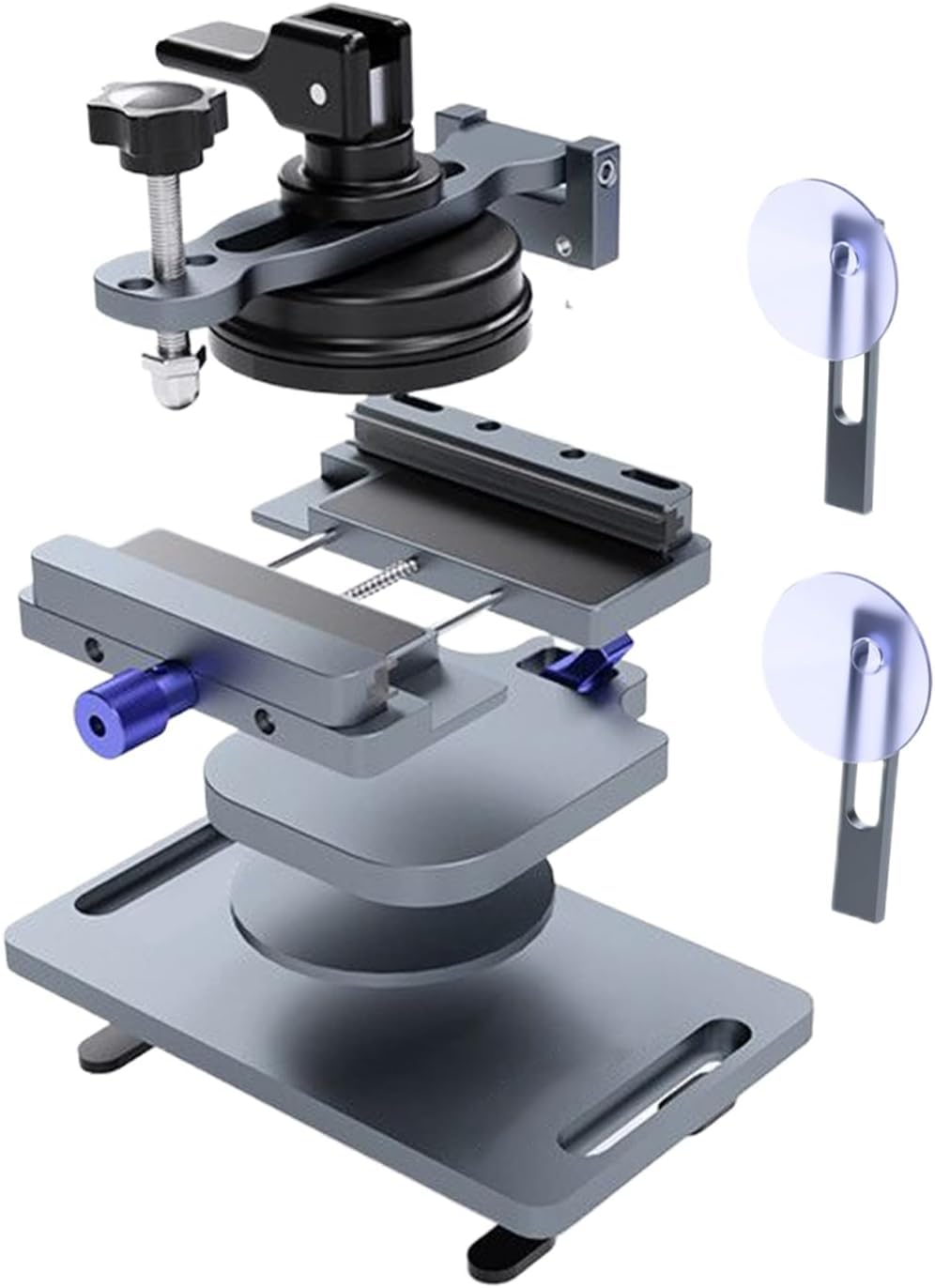 Morsetto separatore schermo girevole a 360° con ventosa per riparazione LCD di smartphone e manutenzione fai-da-te