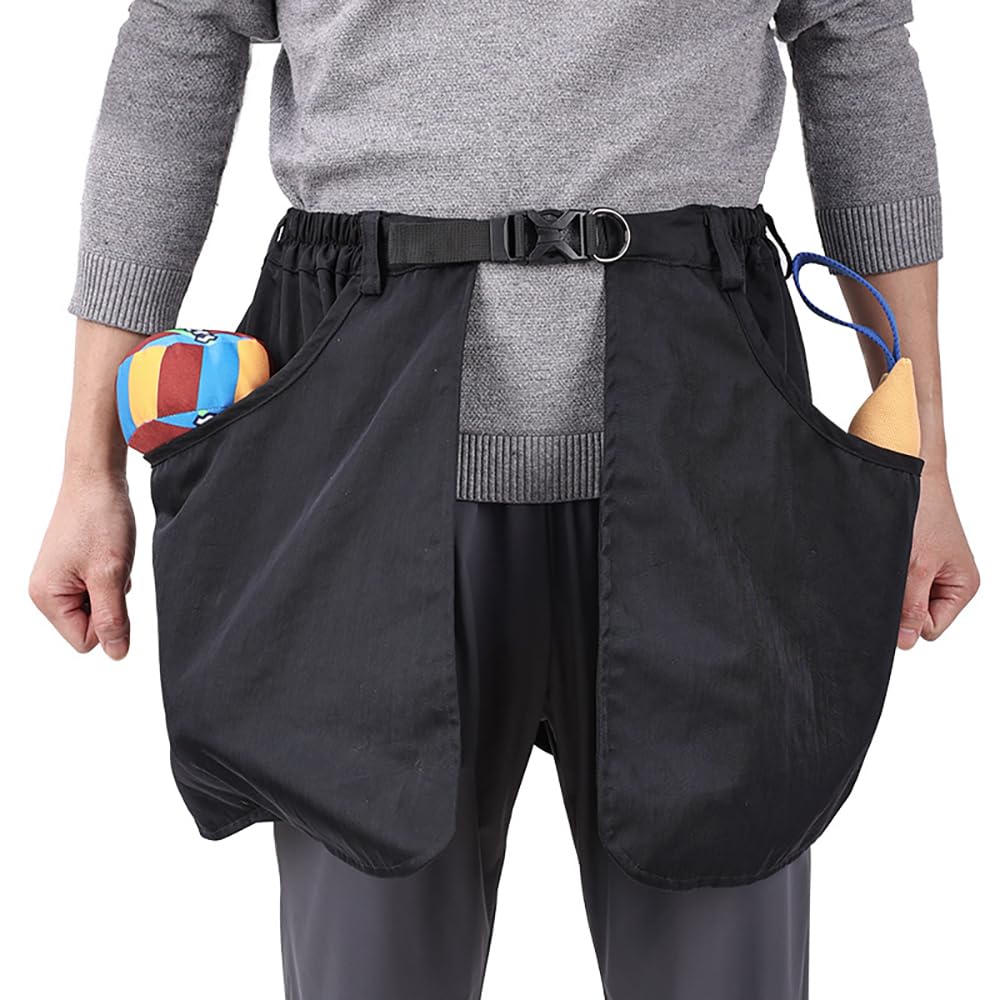 DONGKER Pochette a Friandises pour Dresseur de Chiens,Tablier Réglable a la Taille pour Maître-Chien avec de Grandes Poches Profondes pour Hommes et Femmes,Travaux de Jardinage,Coiffeur