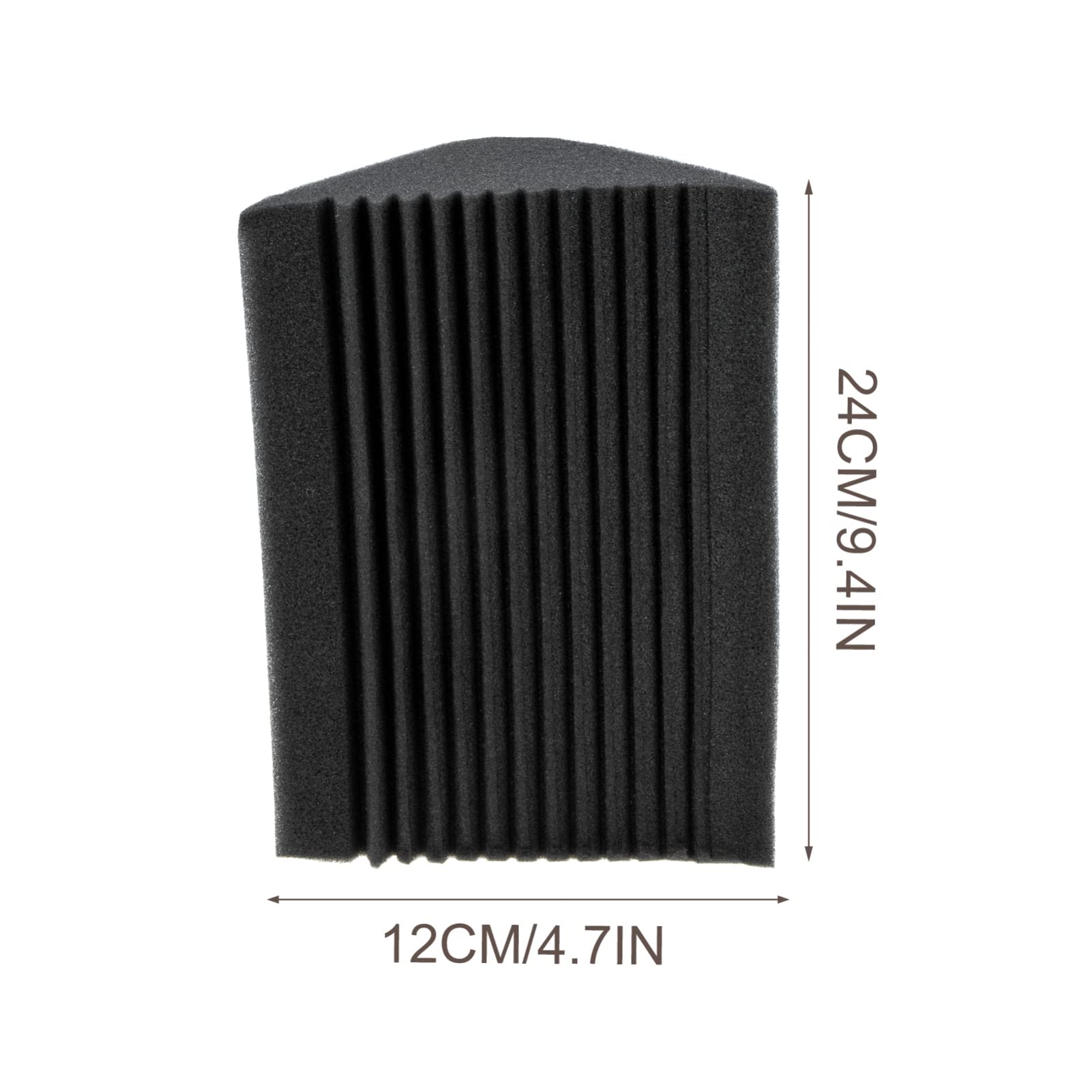 UPKOCH 3 Piezas de Azulejos de Espuma Absorbente de Sonido para Trampas de Graves en Esquinas, Material Esponja, Aislamiento Acústico Interior