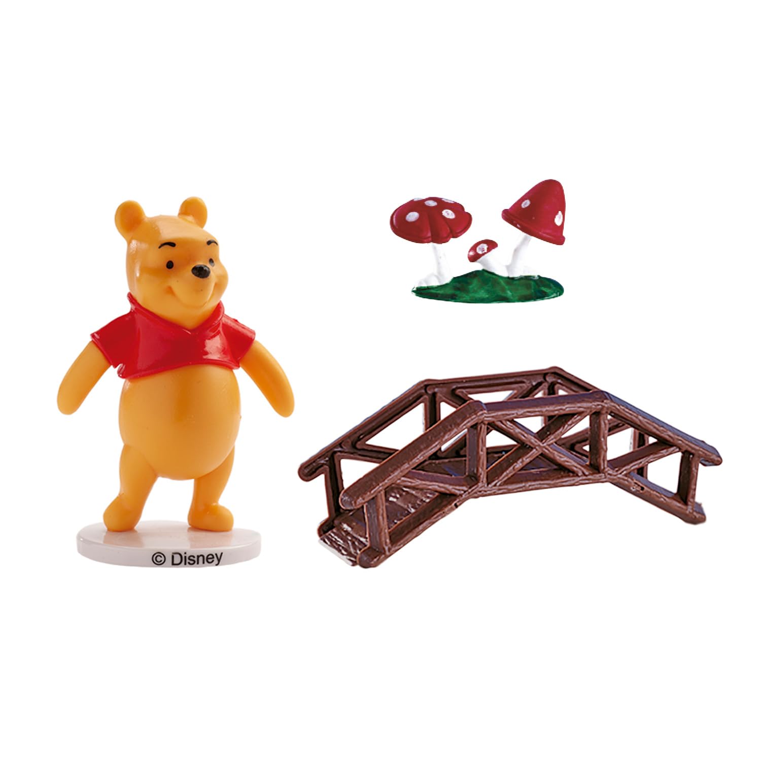 dekora | Winnie The Pooh PVC Cake Decoration | Plastic | Disney Licensed | Decoration Kit