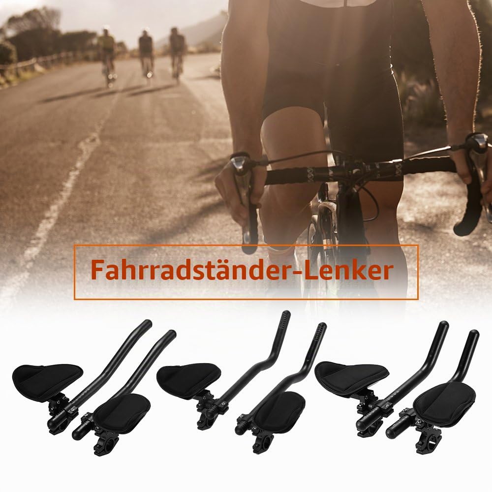 Lixada Fahrrad Rest Lenker Radfahren Aero Bar Fahrrad Entspannung Lenker Triathlon MTB Rennrad Armlehne Bar Bike Aerolenker.