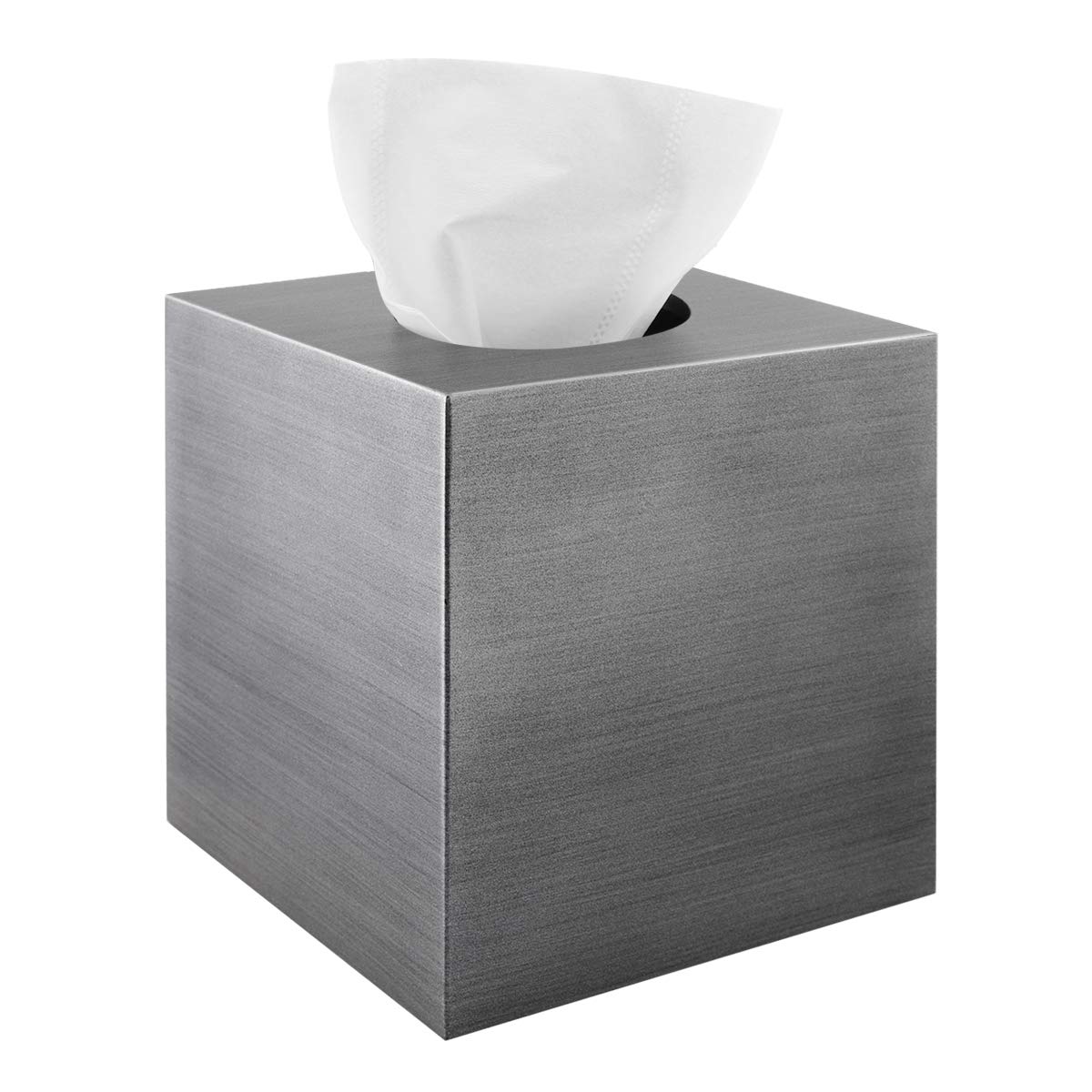Luxspire Tissue Box, Silver Gray