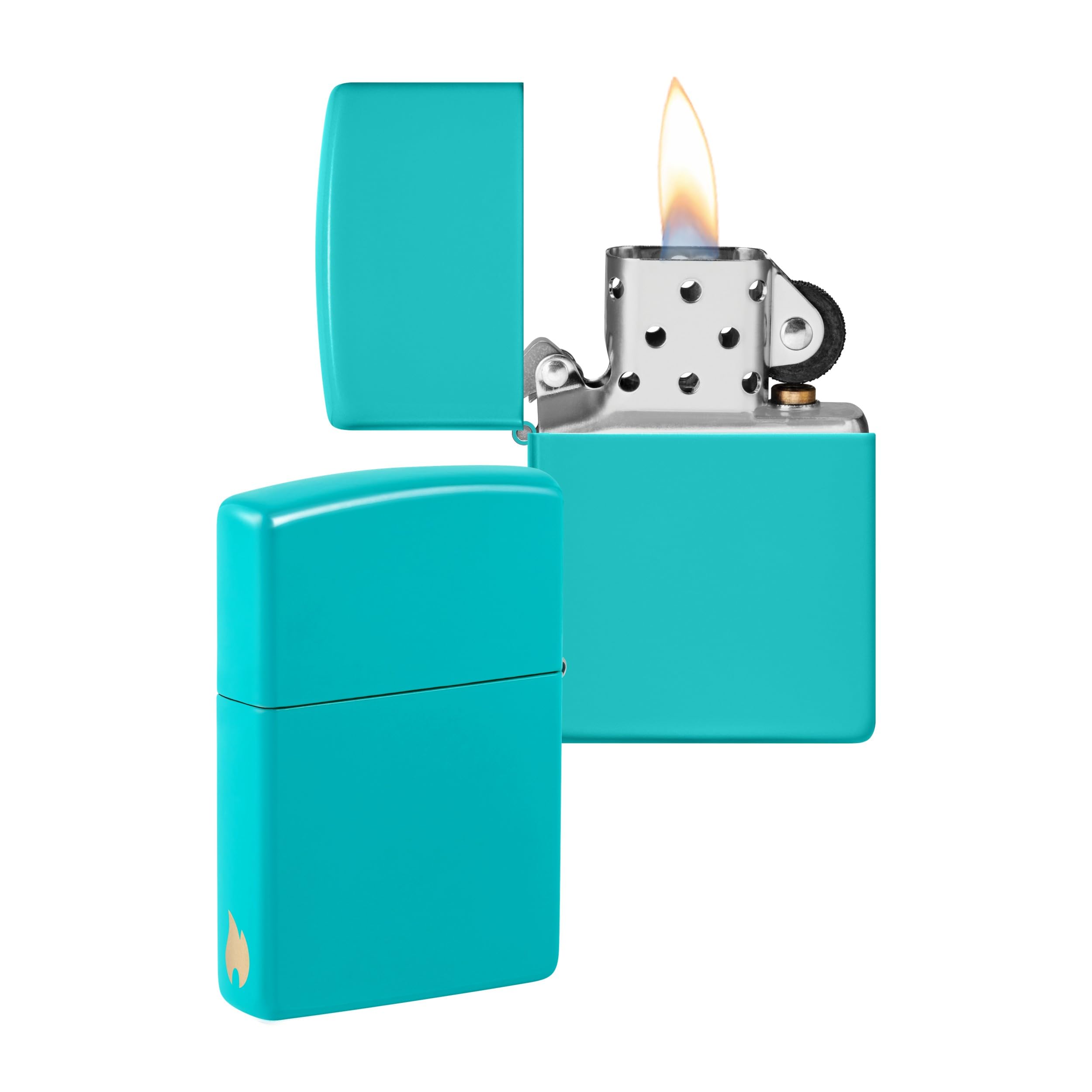 Zippo Encendedor a Prueba de Viento - Diseño de Llama - Cromo Satinado - Recargable - Reutilizable - Diseño a Prueba de Viento - Caja de Regalo Hecho en EEUU - Exclusivo en Amazon — view 21