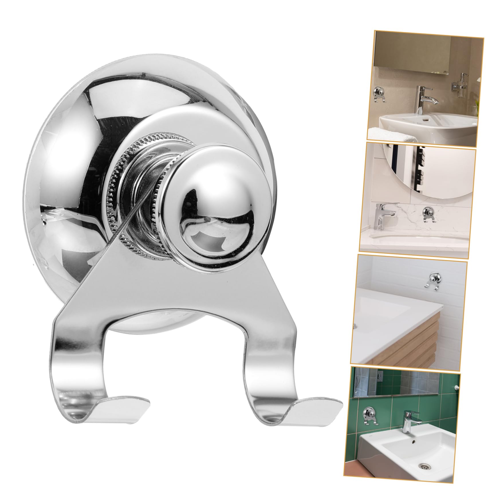 SHINEOFI Gancho De Acero Inoxidable Percha S Muro Gancho De Pared Toalla De Decoración De Toalla De Baño Acero Inoxidable 201 2 Piezas X 4
