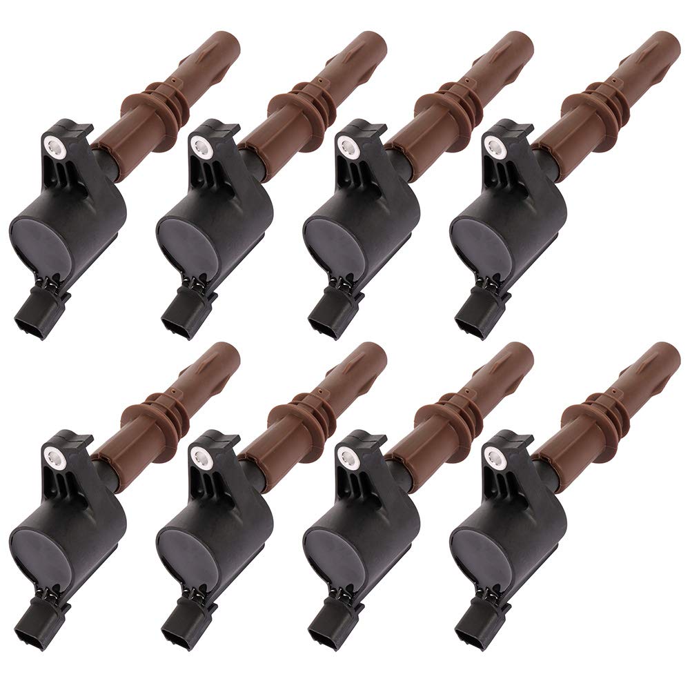 ROADFAR Pack of 8 Ignition Coils Fit for For-d Expedition/for Explorer/for F-150 Lin-coln Mark LT/for Navigator for Mercu-ry Mountaineer 2008-2014 Equivalent with OE: DG521 C1659