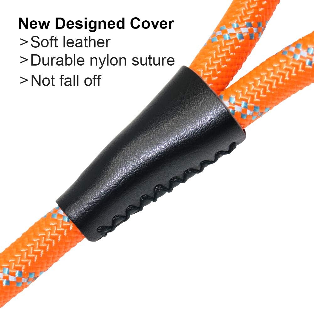 NIMBLE Dog Collar and Leash Set, Heavy Duty Reflective Dog Leash and Waterproof Dog Training Collar for Medium Large Dogs