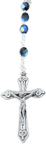 Miniatura 8 de Rosario Católico de la Inmaculada Concepción con Cuentas de Vidrio