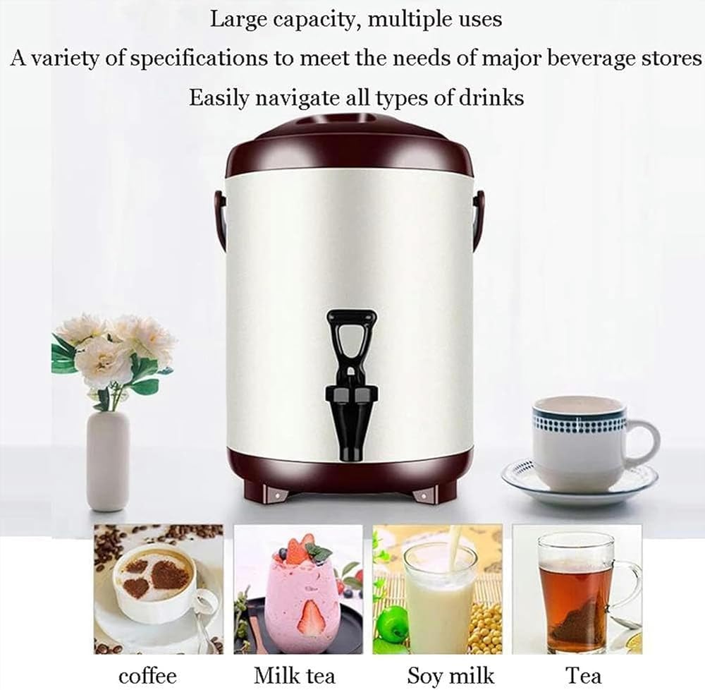 Distributore di acqua a forma di urna per caffè, caldaia e scaldabibera/scaldabagno per buffet, efficiente pentola per acqua calda per catering ed eventi