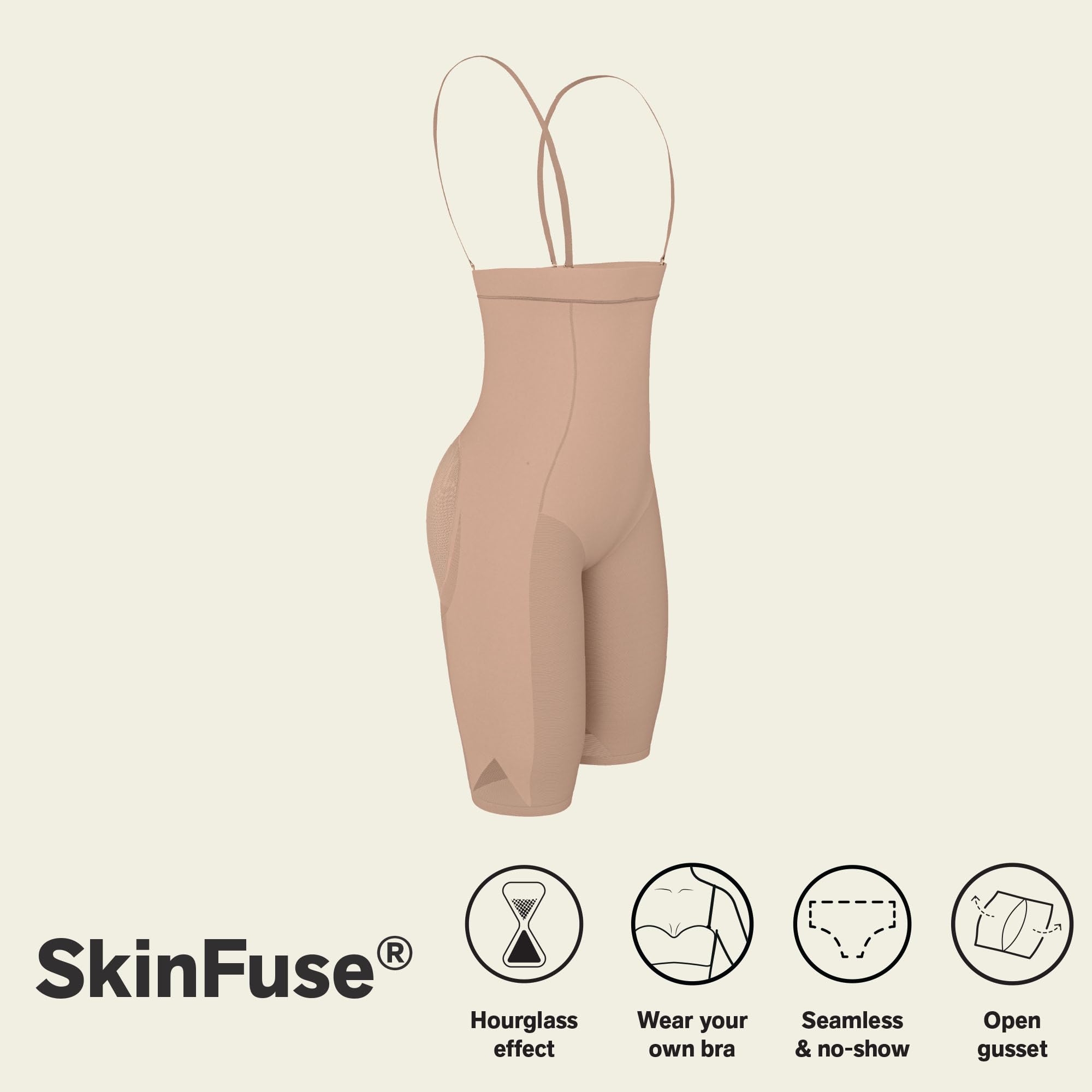 Leonisa Shapewear Radlerhose - Bauchweg Body Shaper Damen Unterwäsche