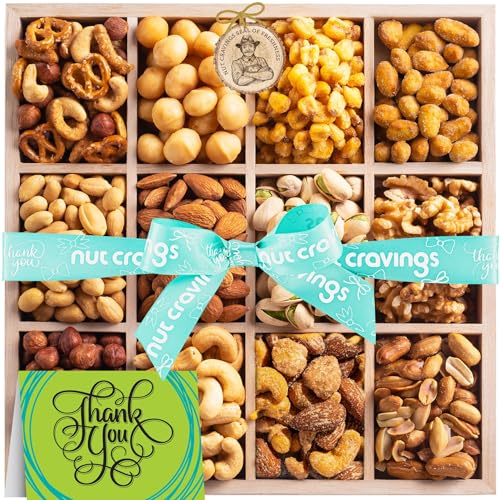 NUT CRAVINGS Gourmet Collection (12 Assortments) Thank You Appreciation