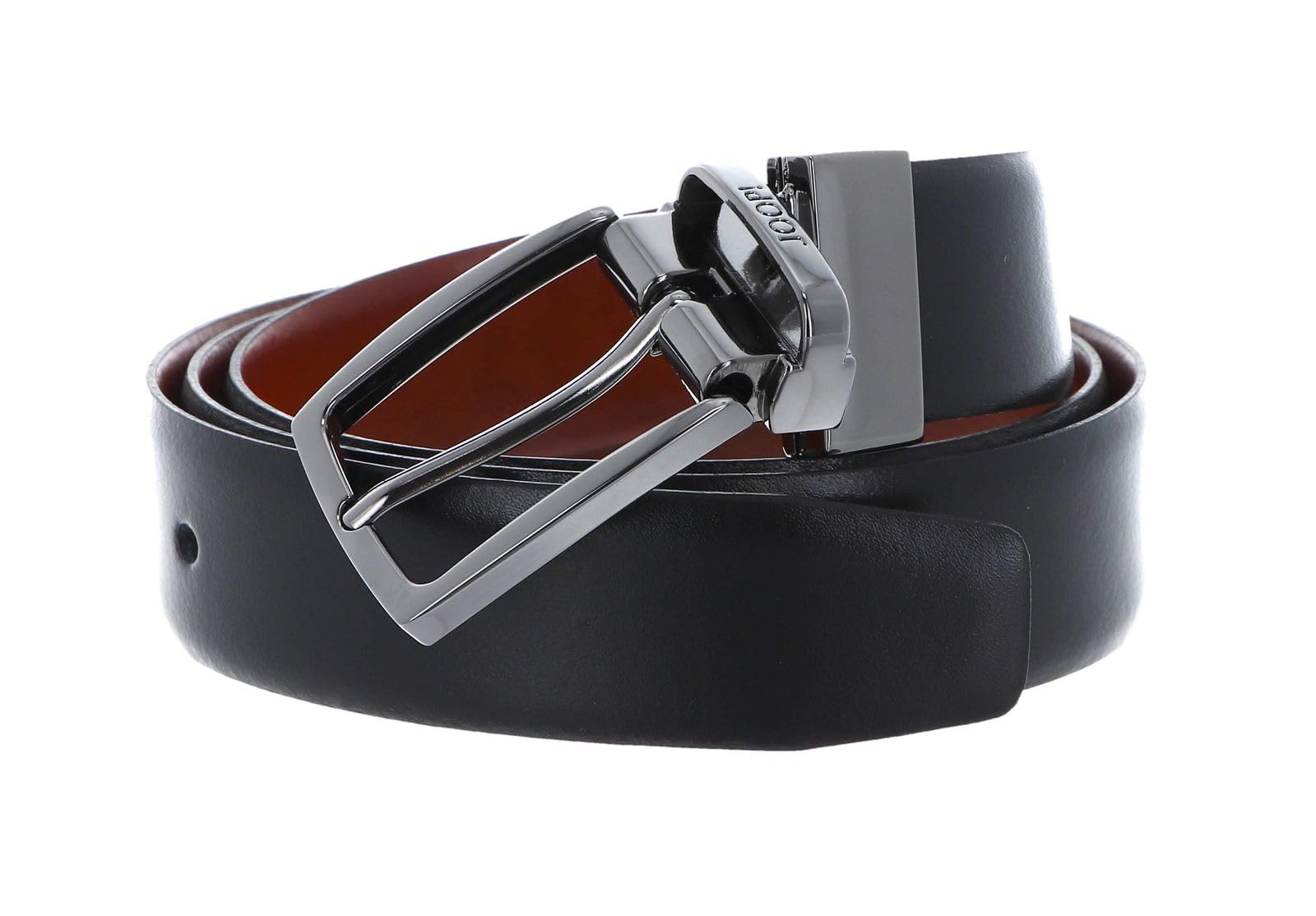 Joop! Gürtel Herrengürtel Ledergürtel Wendegürtel Schwarz/Blau 7934