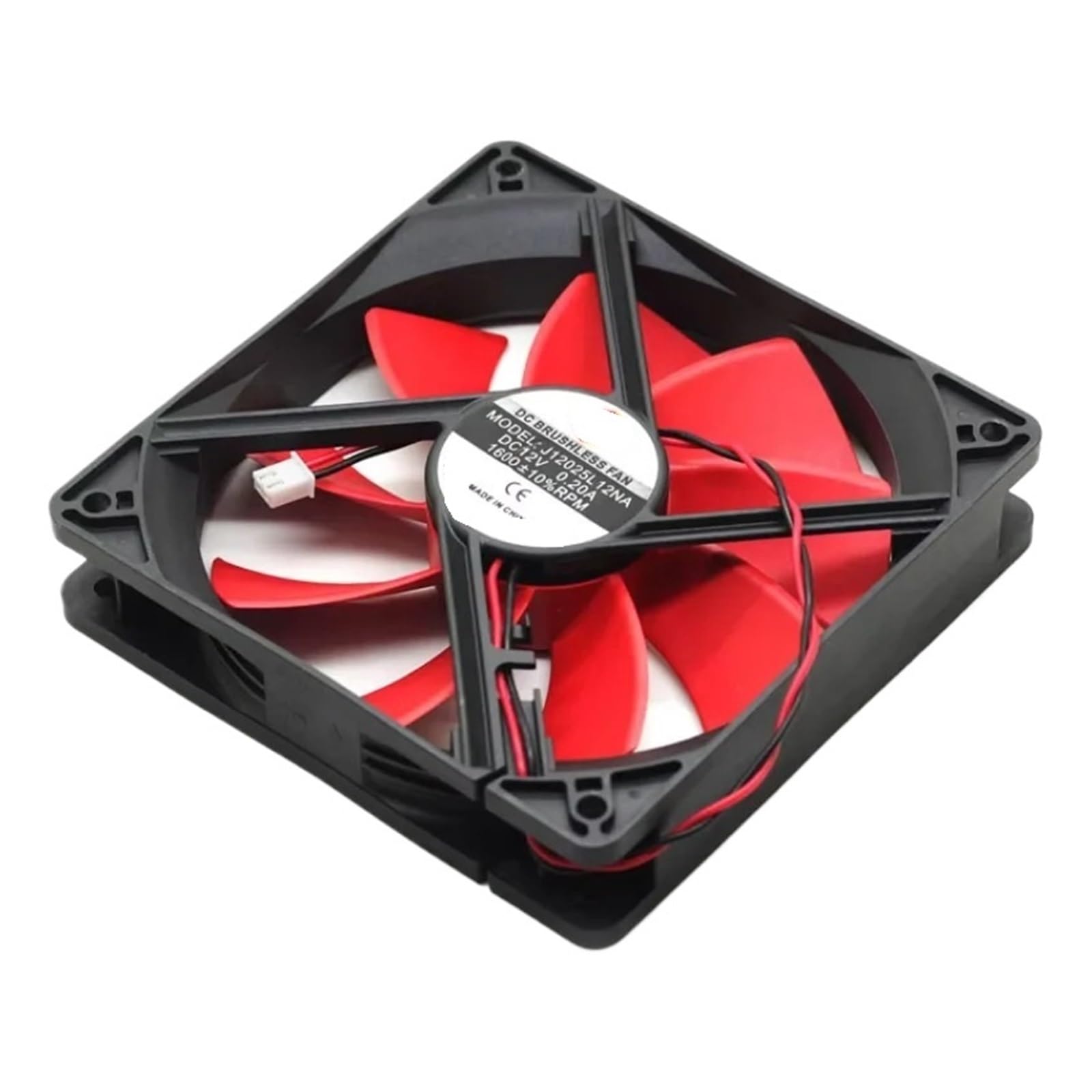 UITGVDQAT J12025L12NA Server Cooling Fan DC 12V 0.20A 120x120x25mm 2-wire